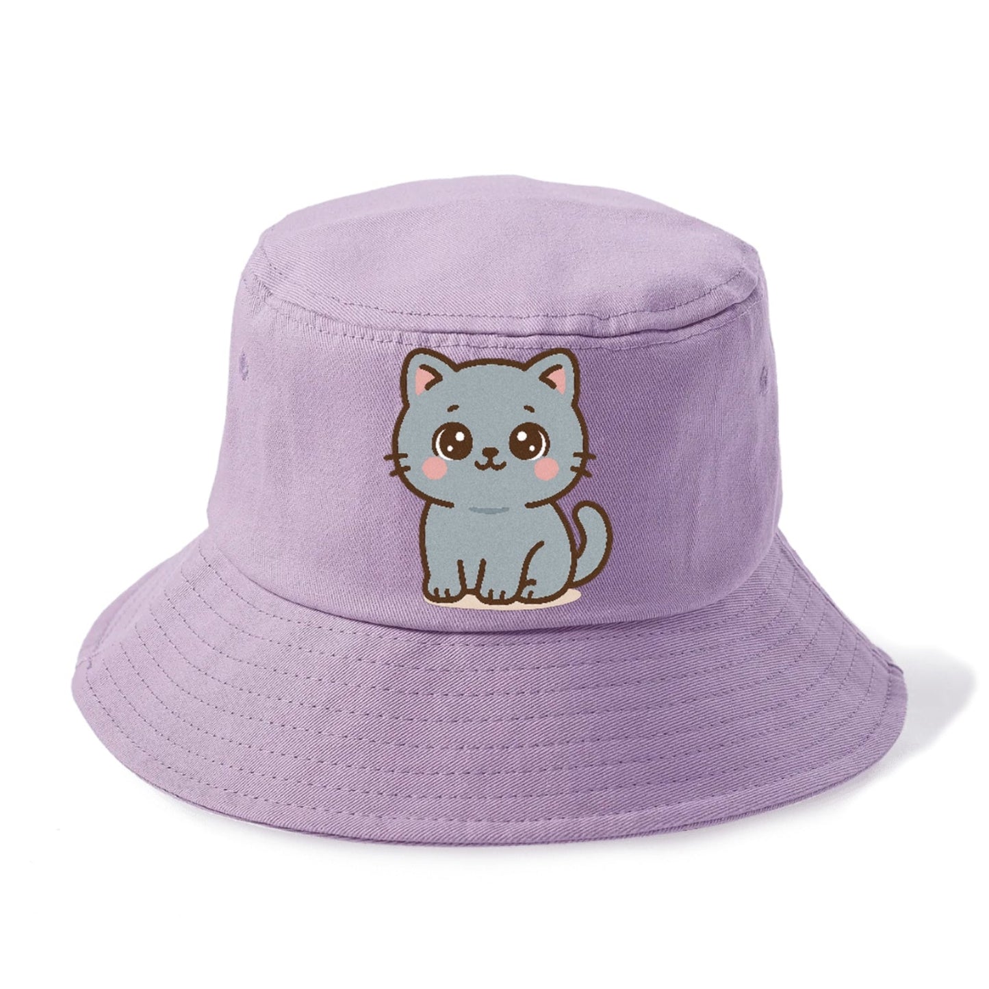 British Shorthair Plush Charm Bucket Hat