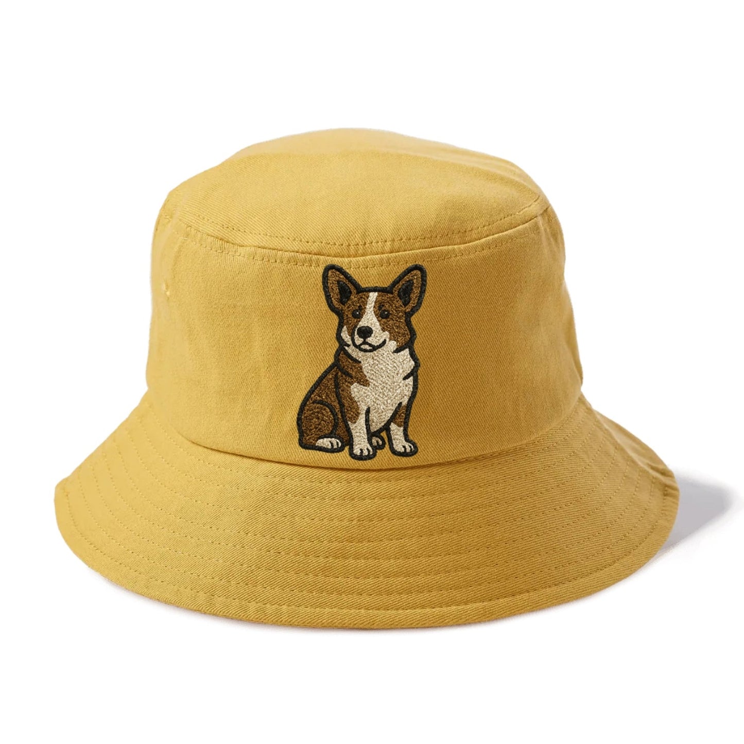 Welsh Corgi Cardigan Brindle Playful Spirit Bucket Hat