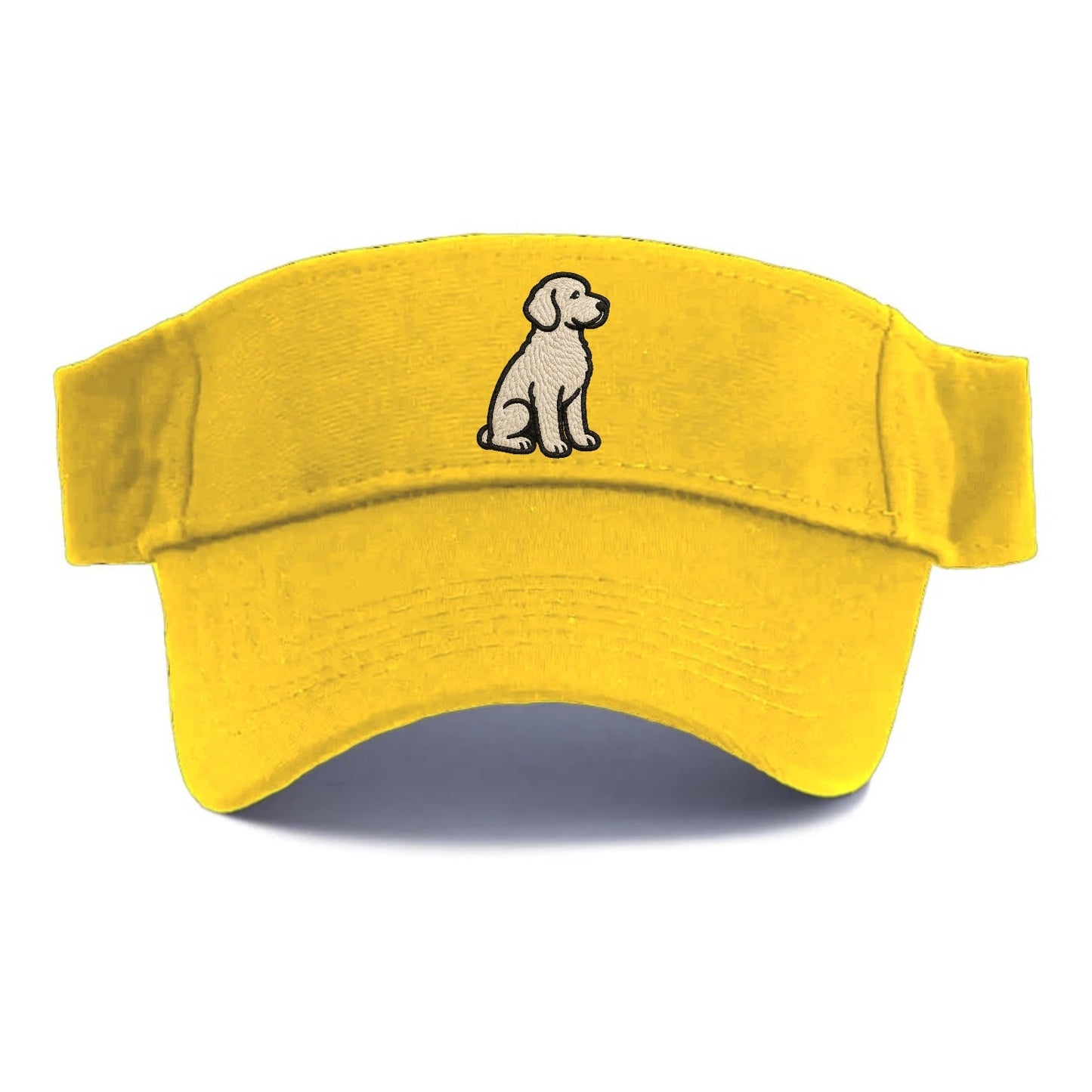 Labradoodle Curly Cream Charm Visor