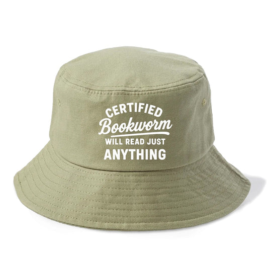 Certified Bookworm Hat Bucket Hat