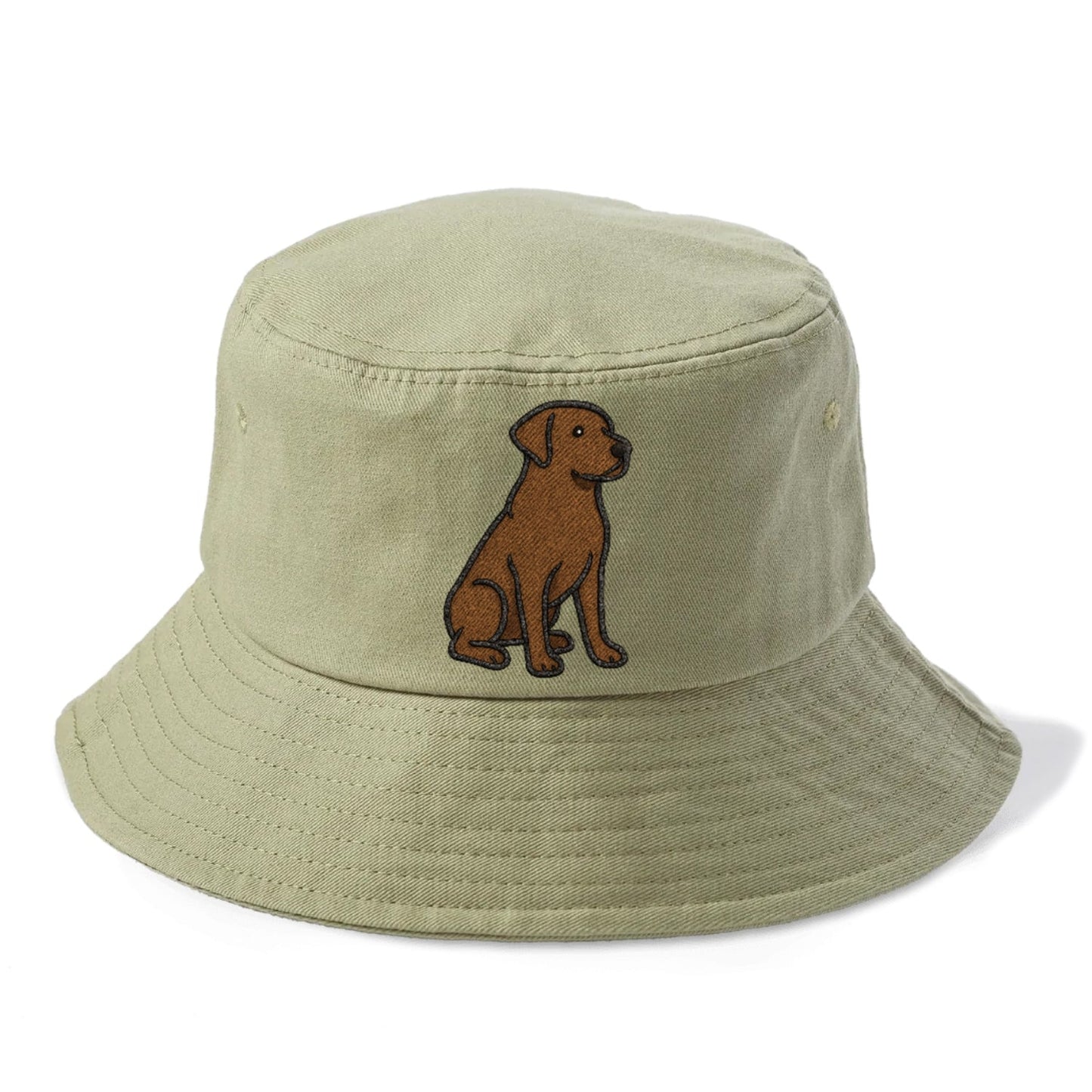 Chocolate Labrador Retriever Loyal Companion Bucket Hat