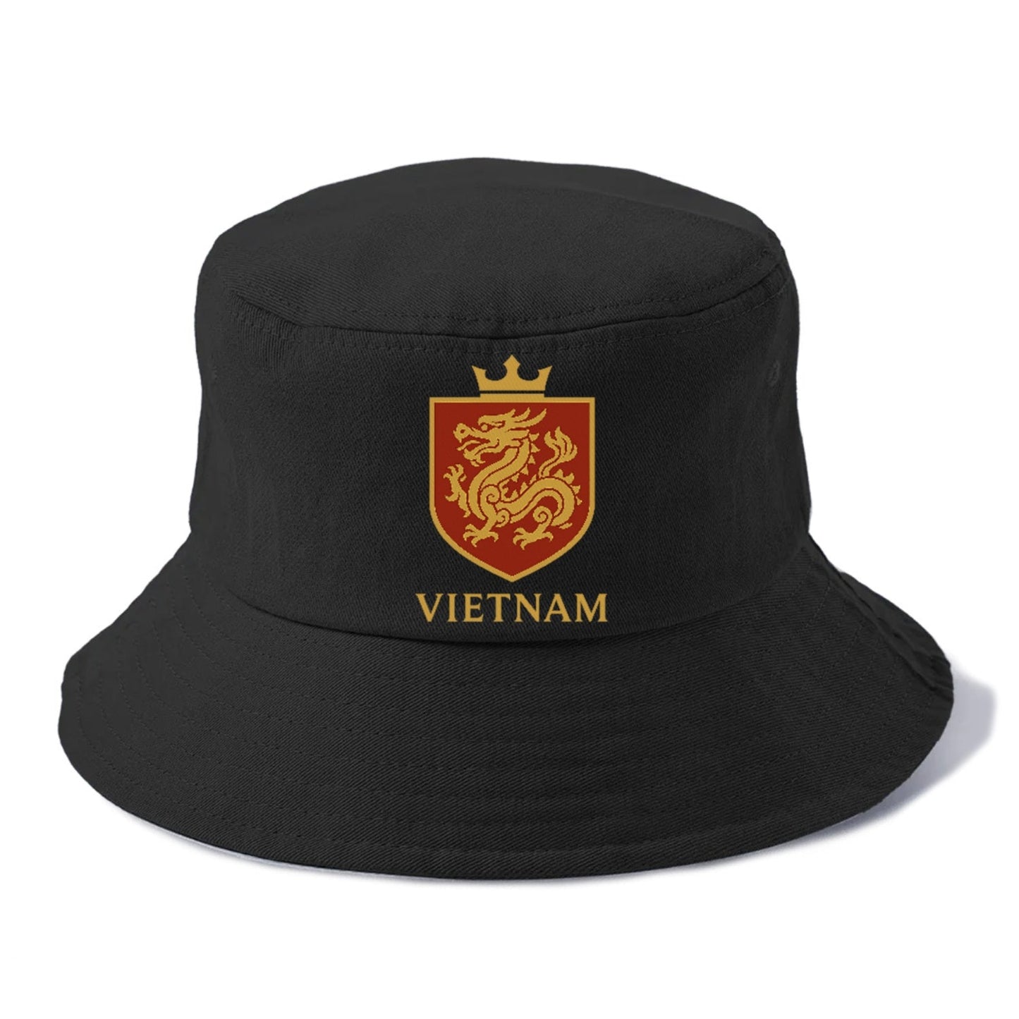 Cultural Heritage Dragon Emblem Bucket Hat