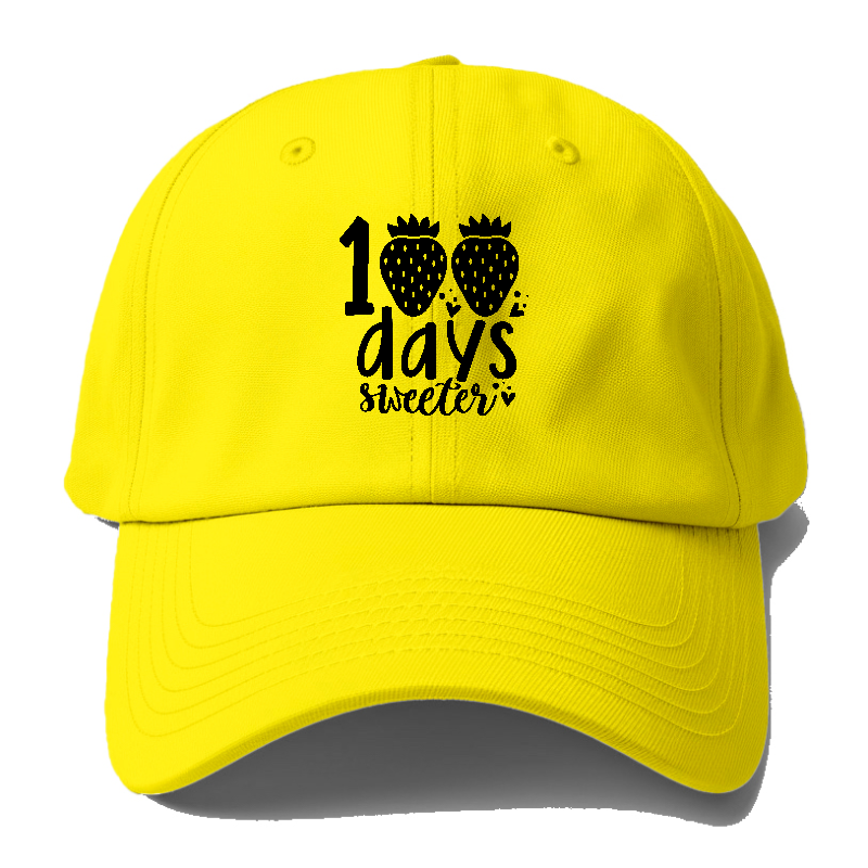 100 Days Sweeter Baseball Cap