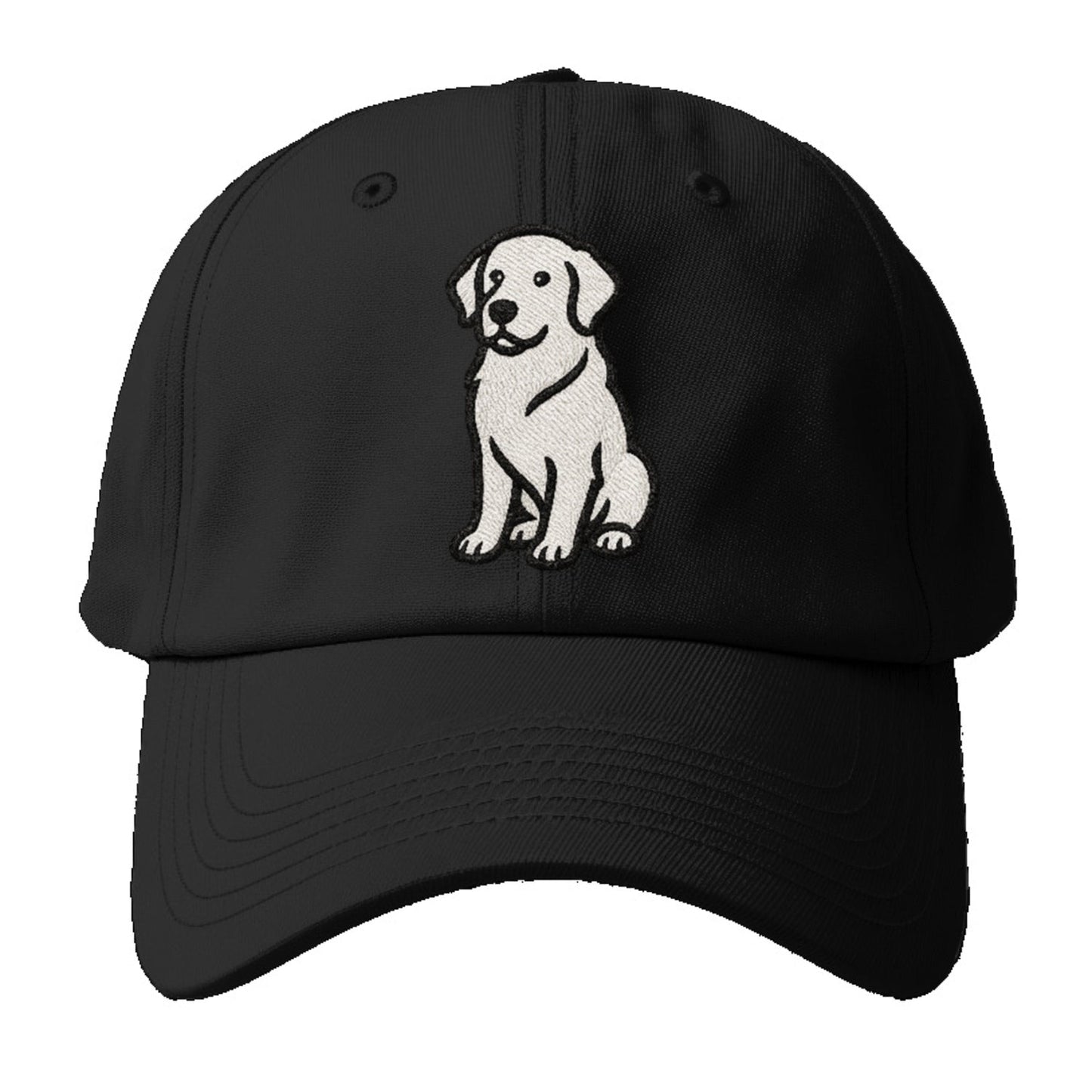 Golden Retriever Curious Charm Baseball Cap