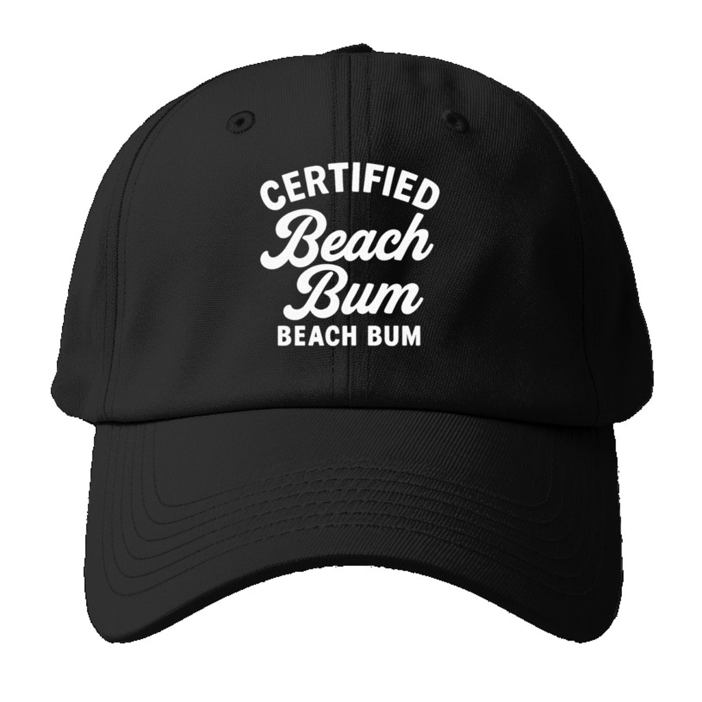 Certified Beach Bum Baseball Cap