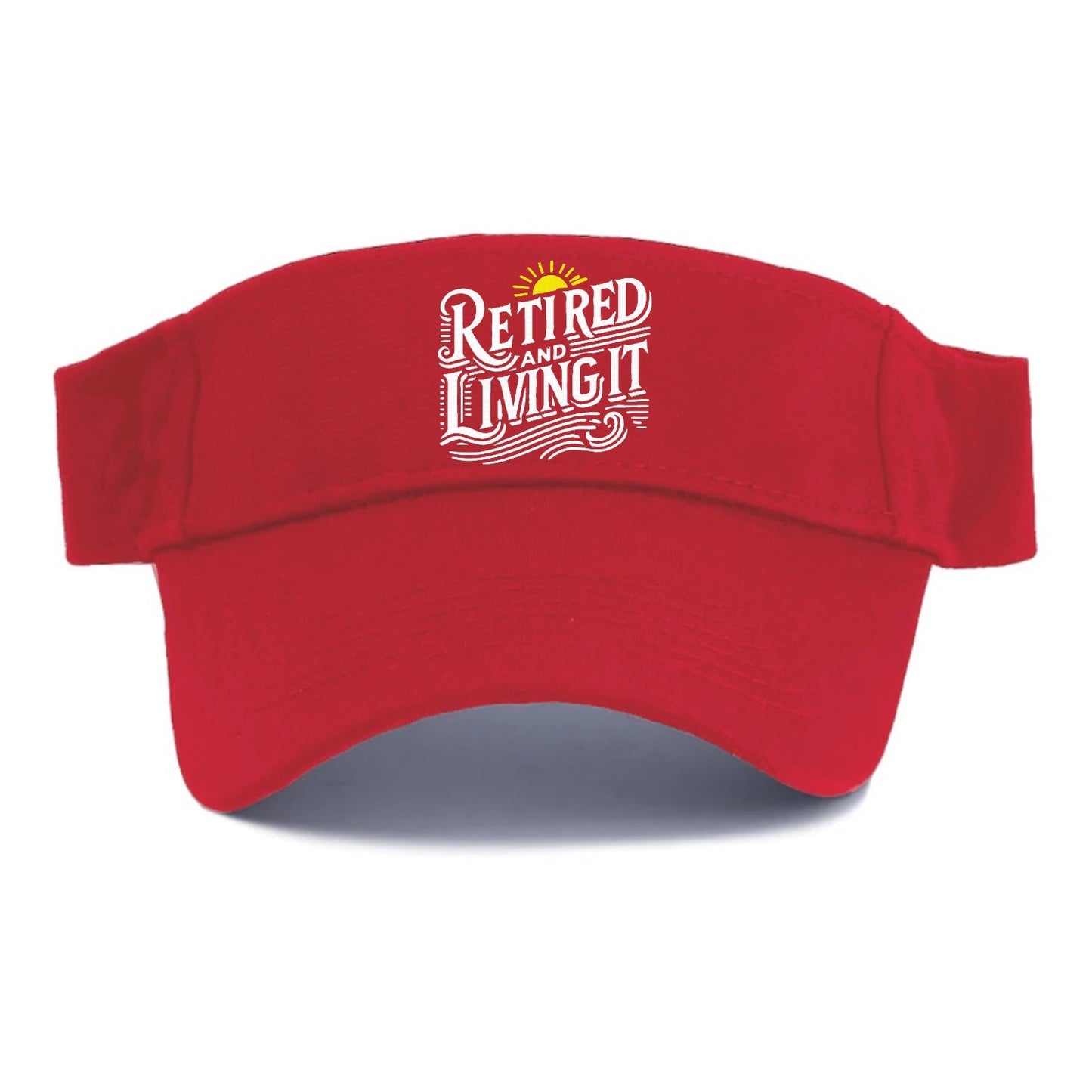 Retired And Living It Visor