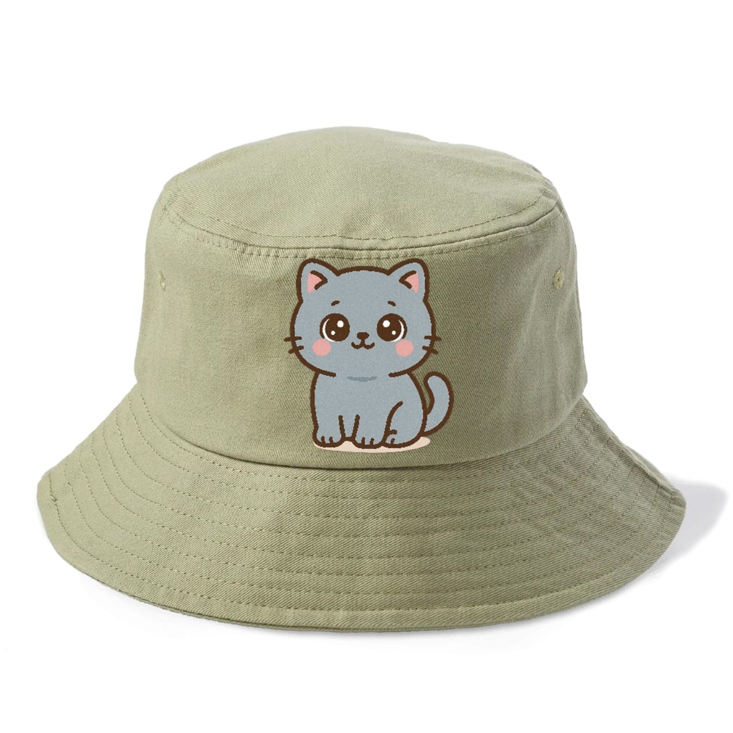British Shorthair Plush Charm Bucket Hat