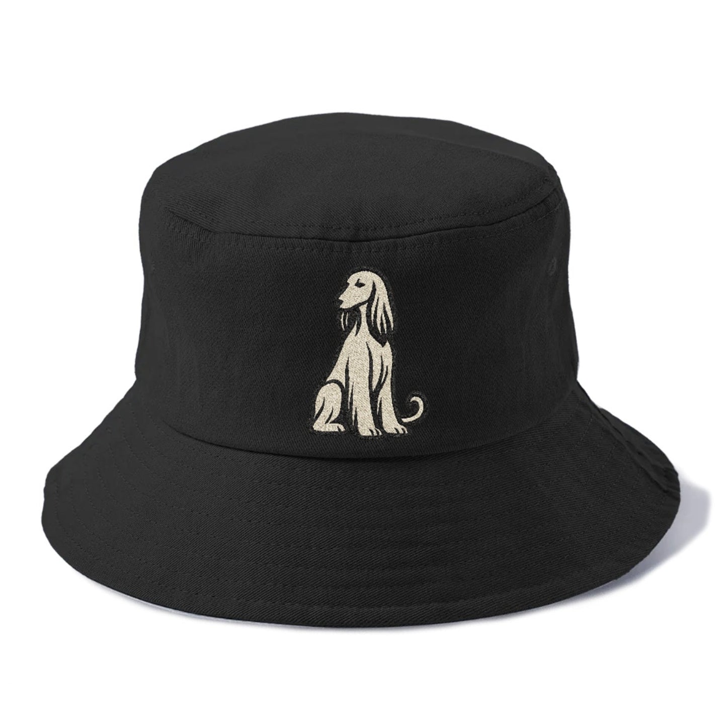 Afghan Hound Cream Colored Design Bucket Hat