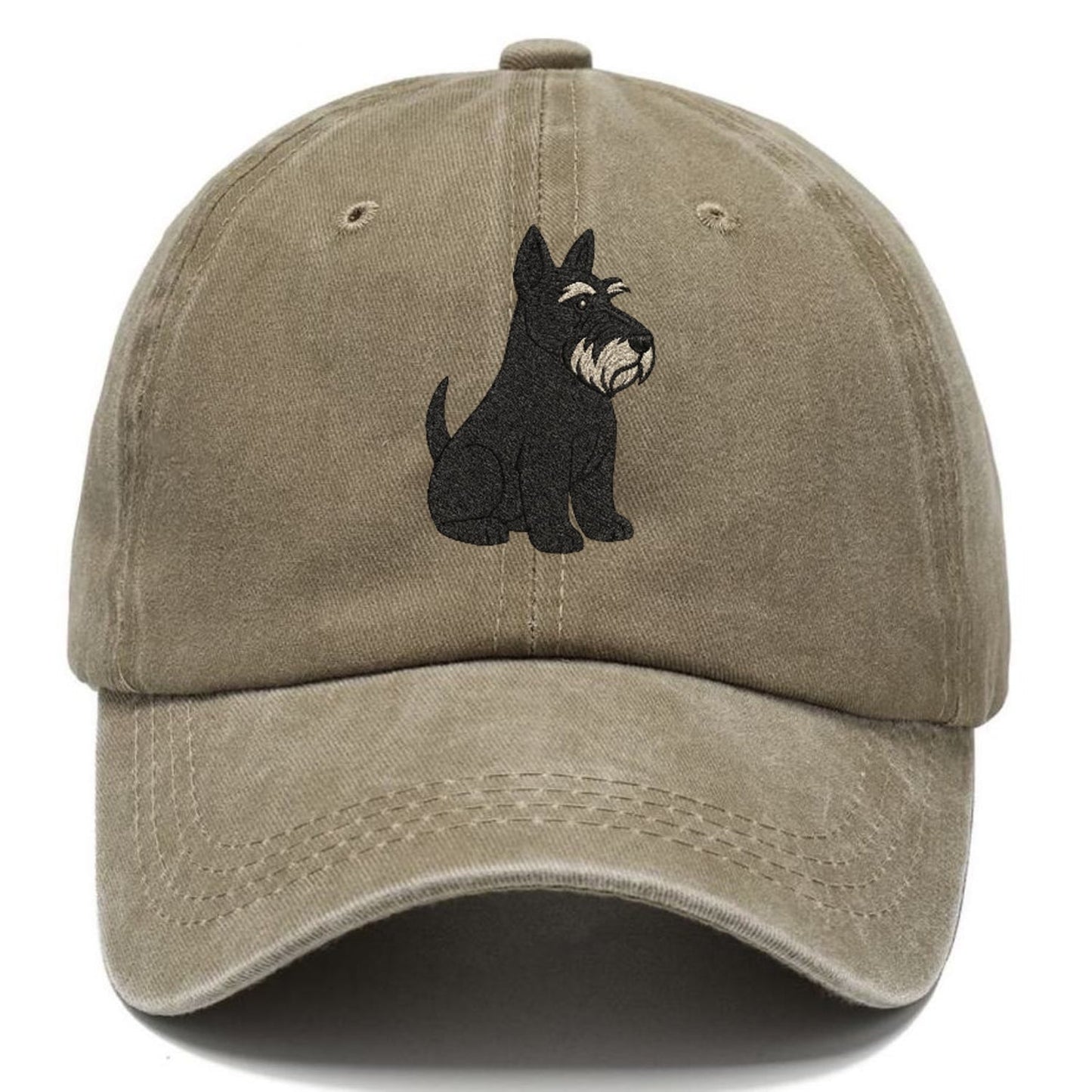Scottish Terrier Black Sitting Pose Classic Cap
