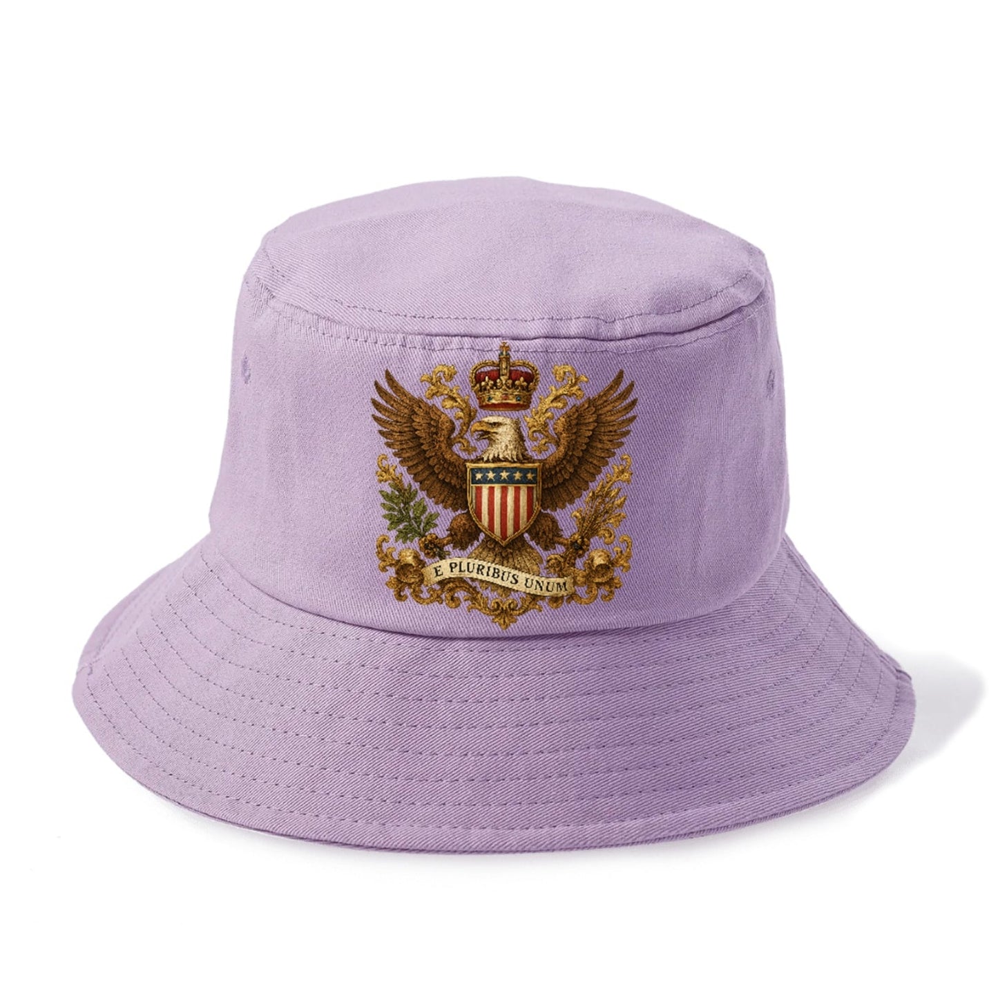 Patriotic Heraldic Emblematic Bucket Hat
