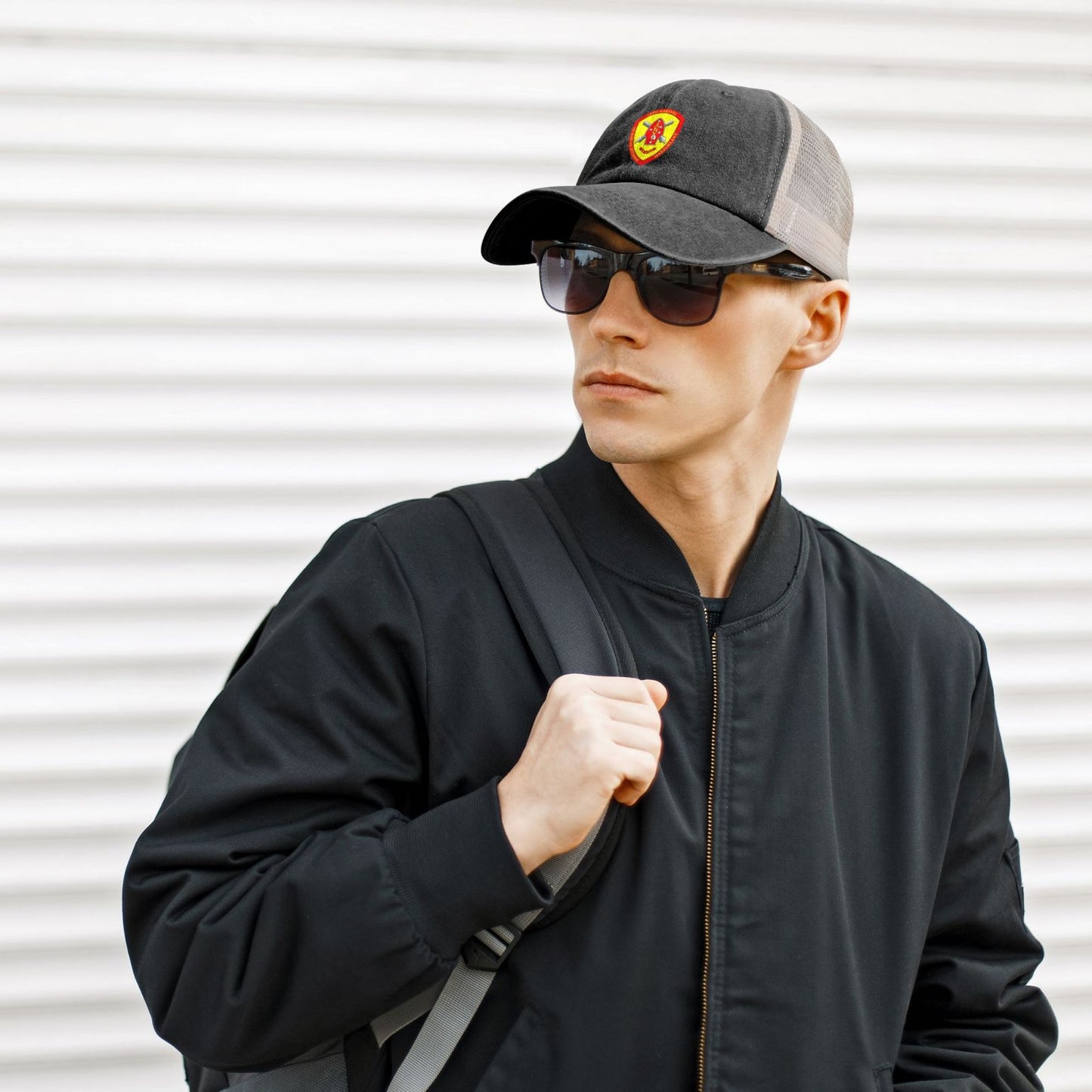 10th Marine Regiment Seal Printed unisex baseball cap adjustable grid baseball cap veteran gift