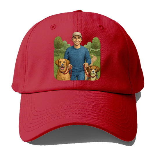 Dog Walking Adventures Baseball Cap