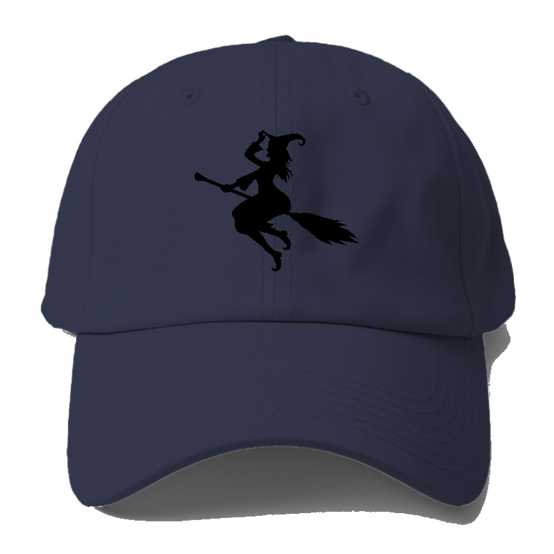 202308151409 Witch On Broom 4 Baseball Cap