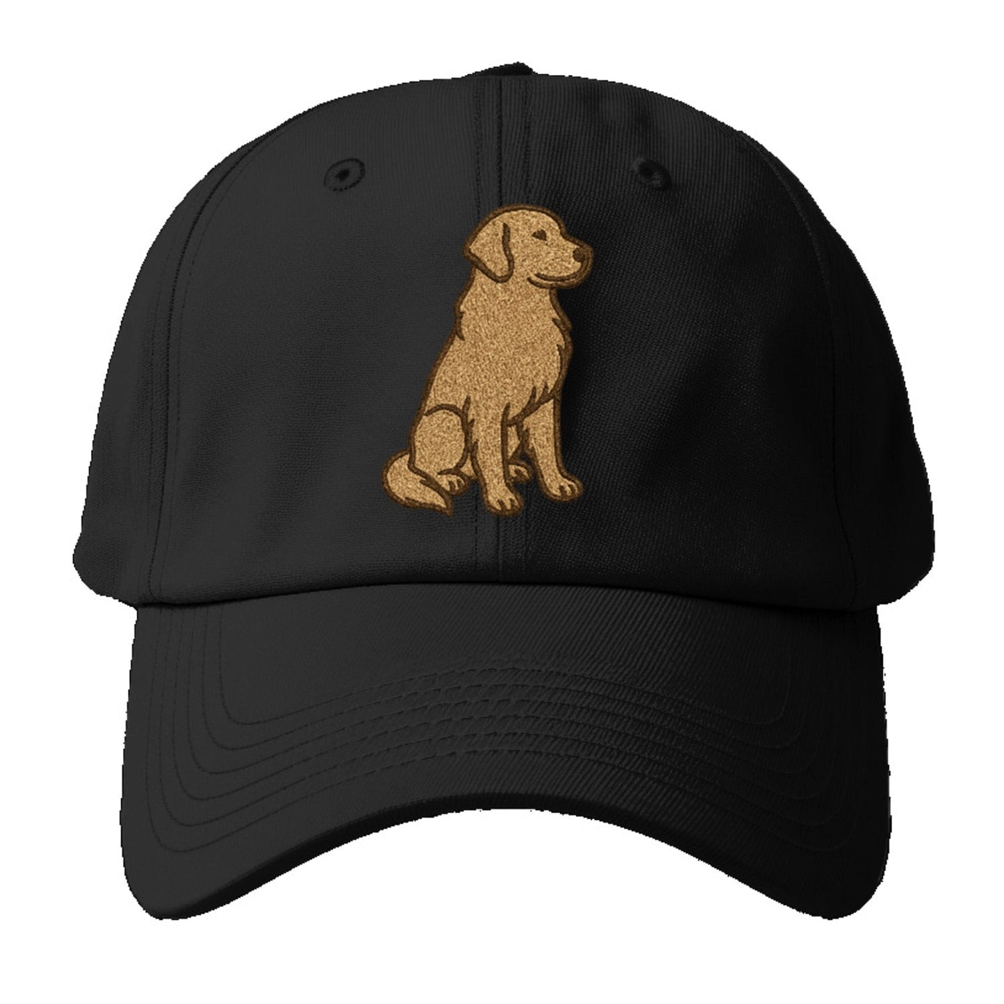 Golden Retriever Classic Golden Sitting Pose Baseball Cap