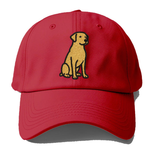 Yellow Labrador Loyal Companion Baseball Cap