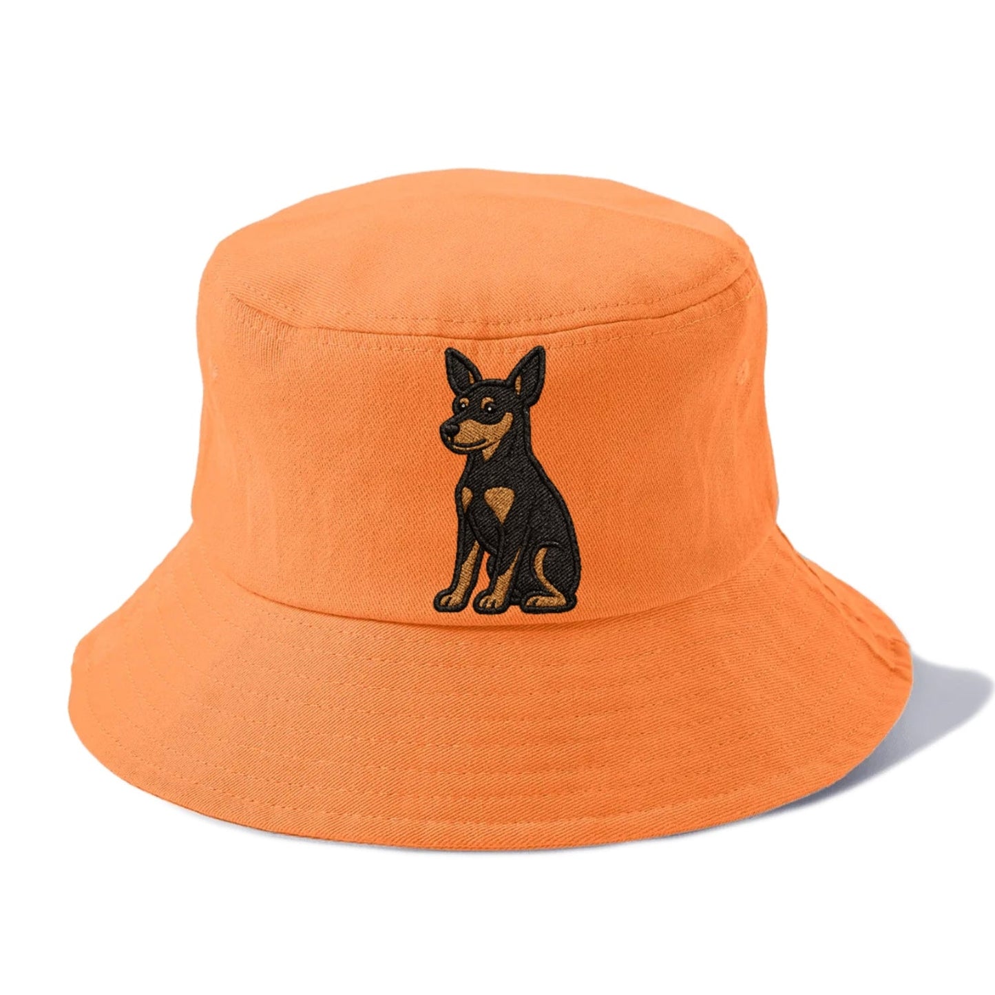 Miniature Pinscher Black Tan Regal Poise Bucket Hat