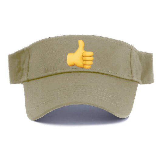 Thumbs Up Positive Vibes Visor