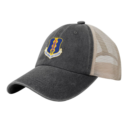 33d Fighter Wing Printed unisex baseball cap adjustable grid baseball cap veteran gift