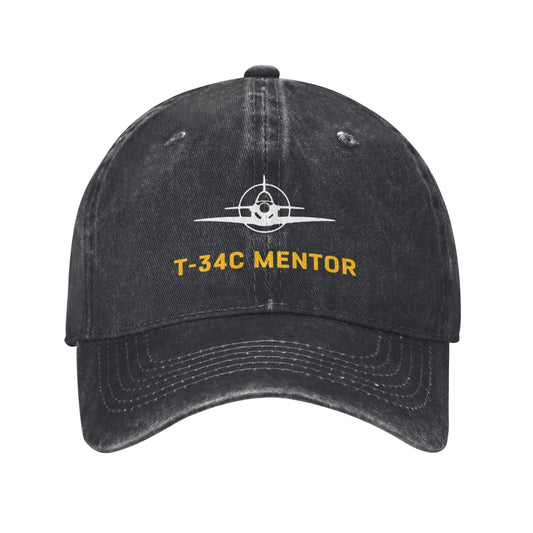 T-34C Mentor Printing unisex baseball cap adjustable hats Outdoor leisure hat veteran gift
