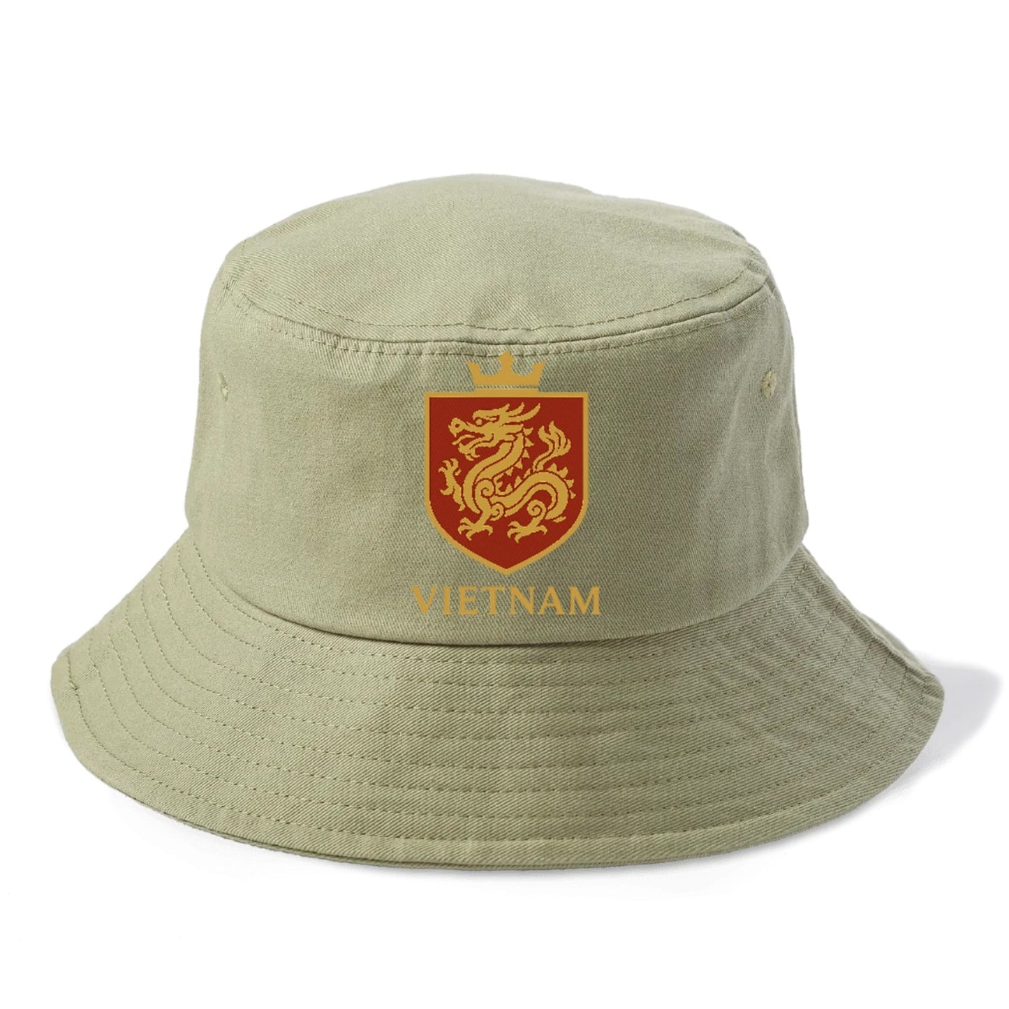 Cultural Heritage Dragon Emblem Bucket Hat