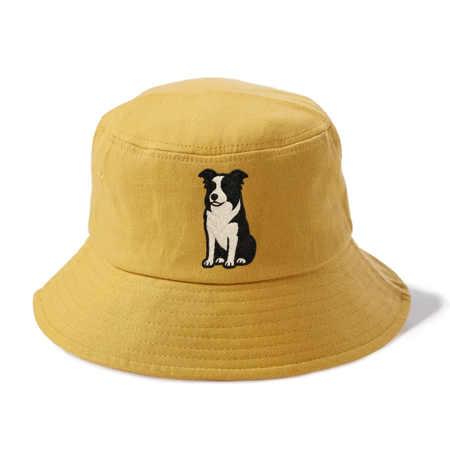 Border Collie Intense Focus Bucket Hat