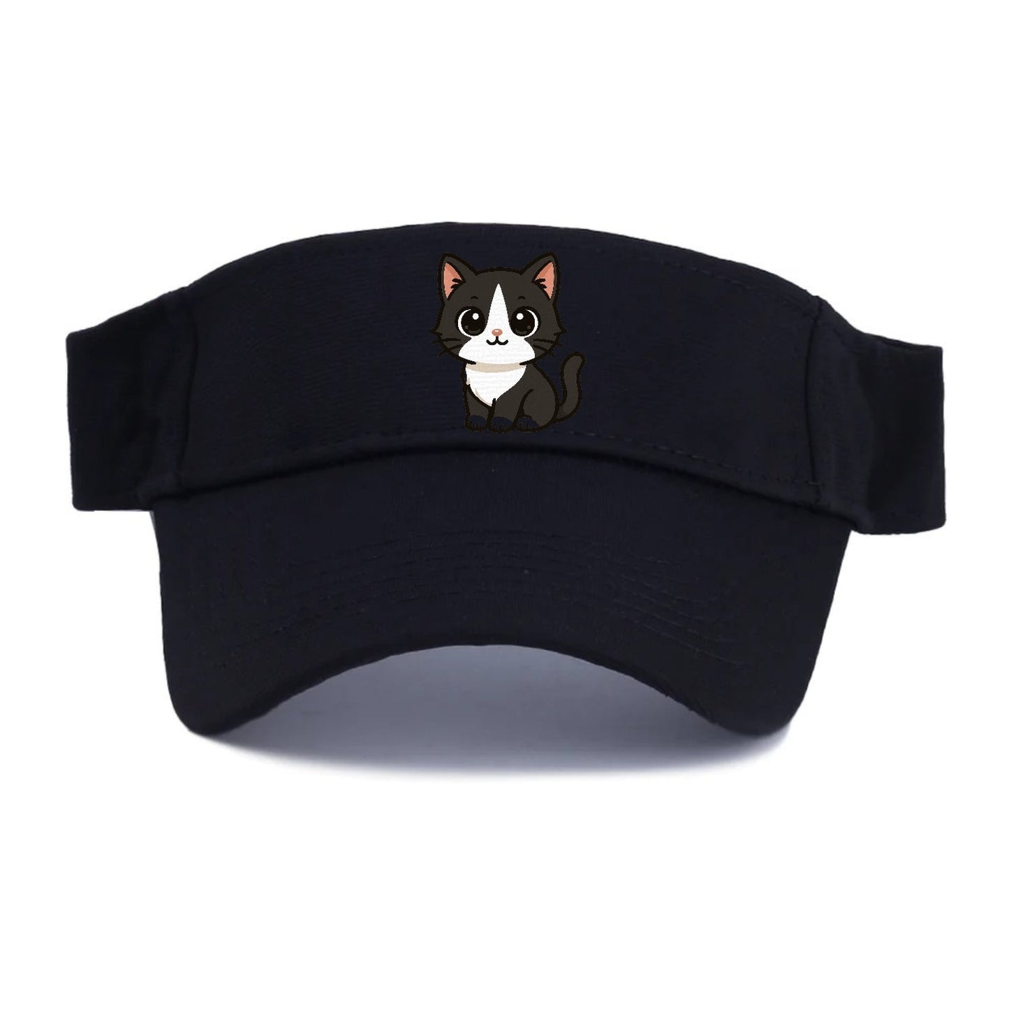 Tuxedo Mix Elegant Charm Visor