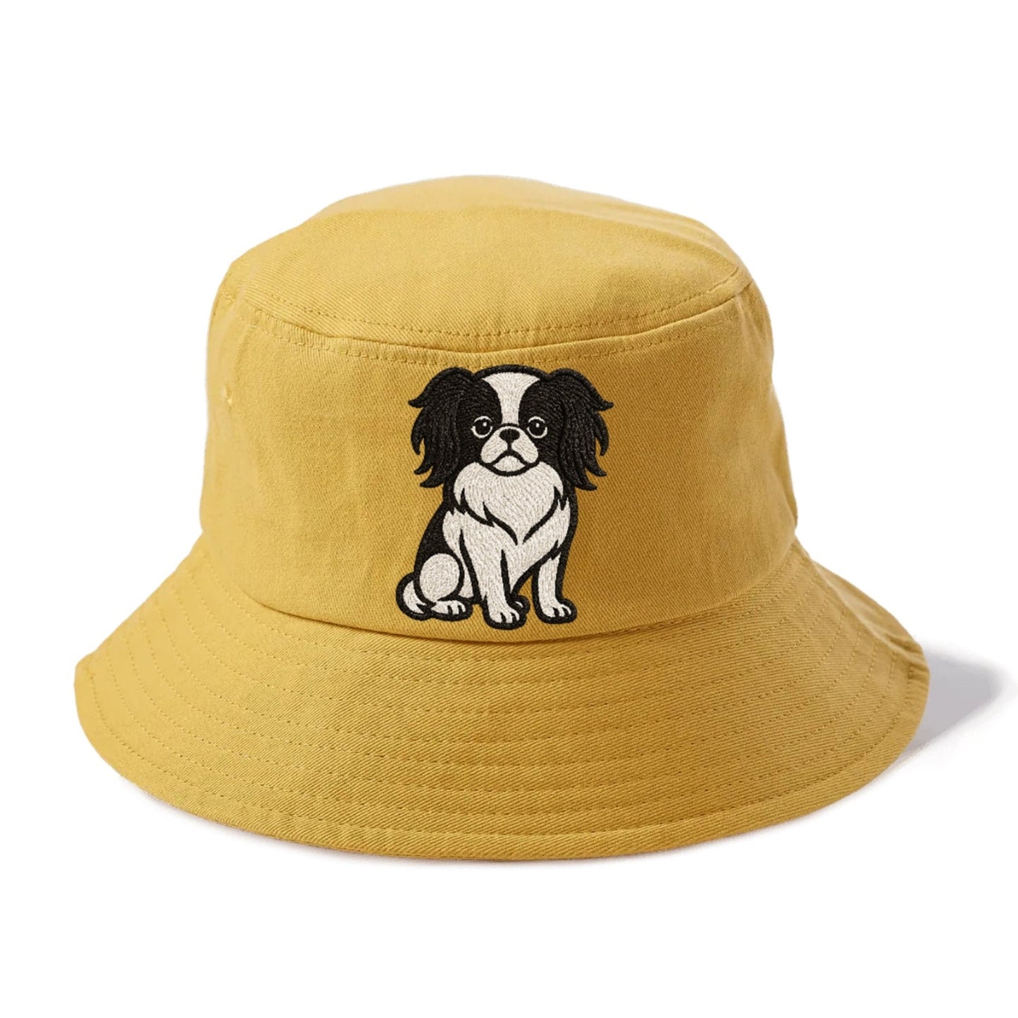 Japanese Chin Black White Regal Charm Bucket Hat