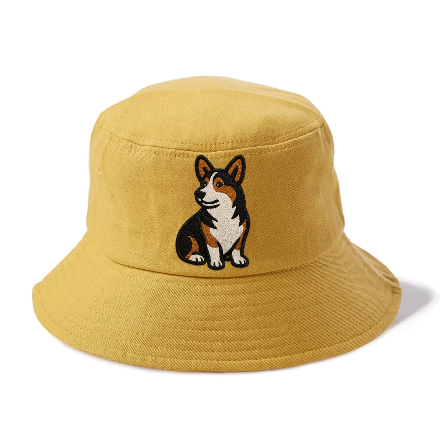 Tricolor Corgi Playful Spirit Bucket Hat