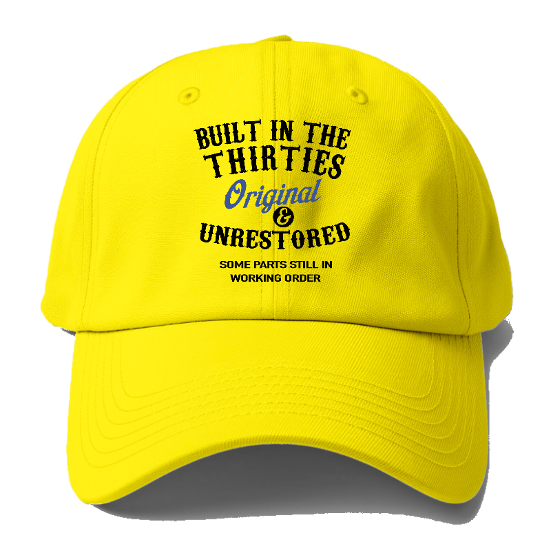 Built In The Thirties Original Unrestored Some Parts Still In Working Order Baseball Cap