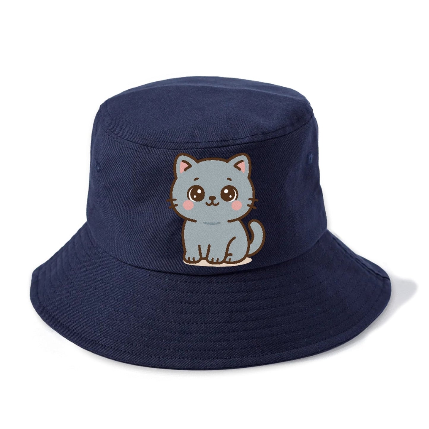 British Shorthair Plush Charm Bucket Hat
