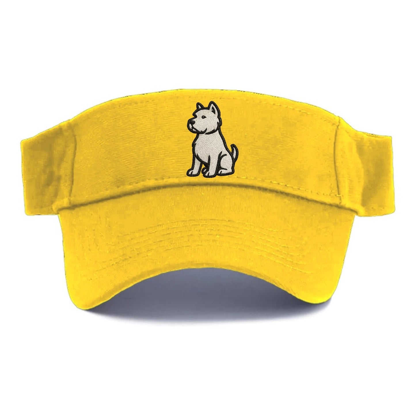 West Highland White Terrier Pure White Charm Visor