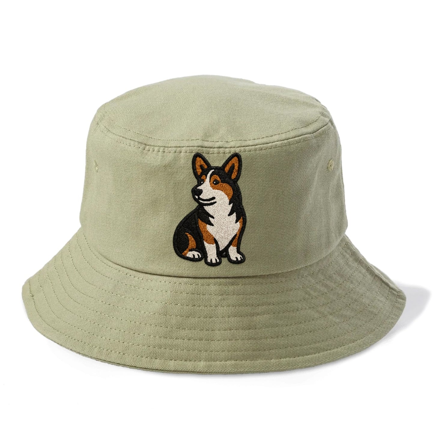 Tricolor Corgi Playful Spirit Bucket Hat