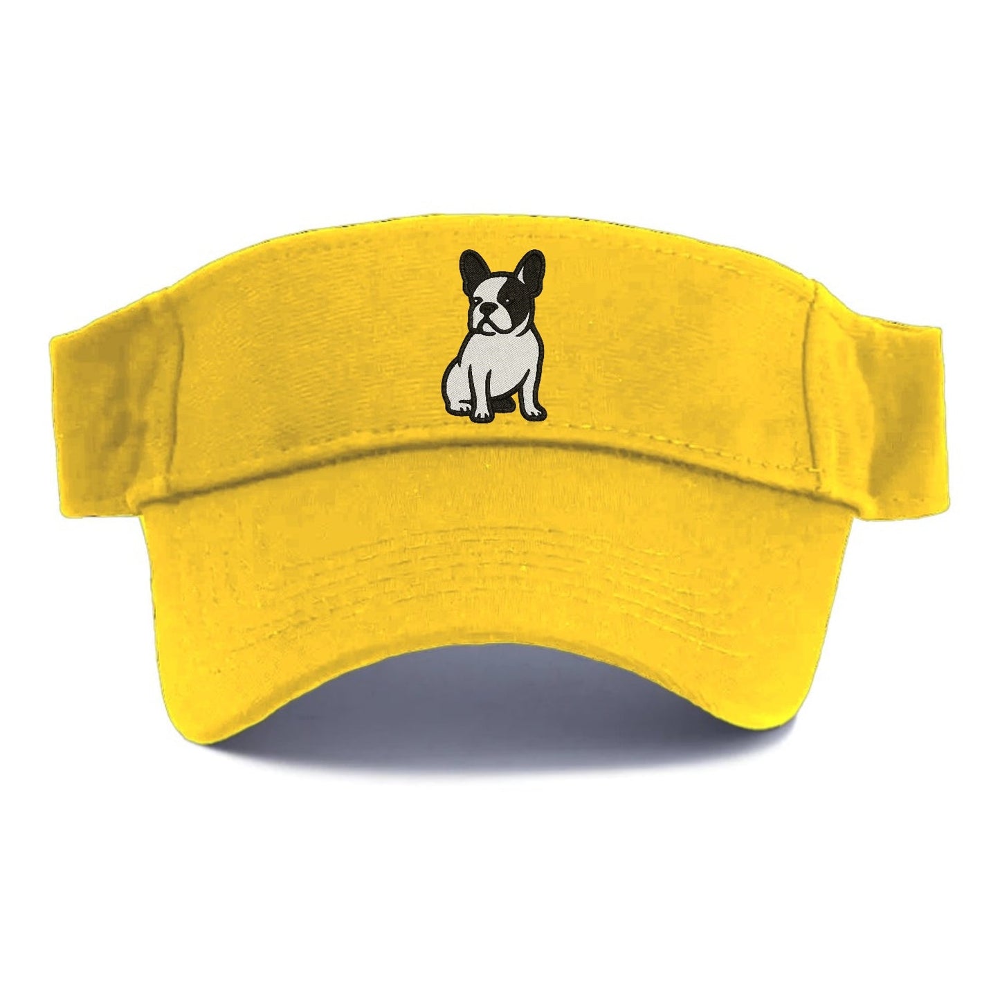 French Bulldog Black White Charming Pose Visor