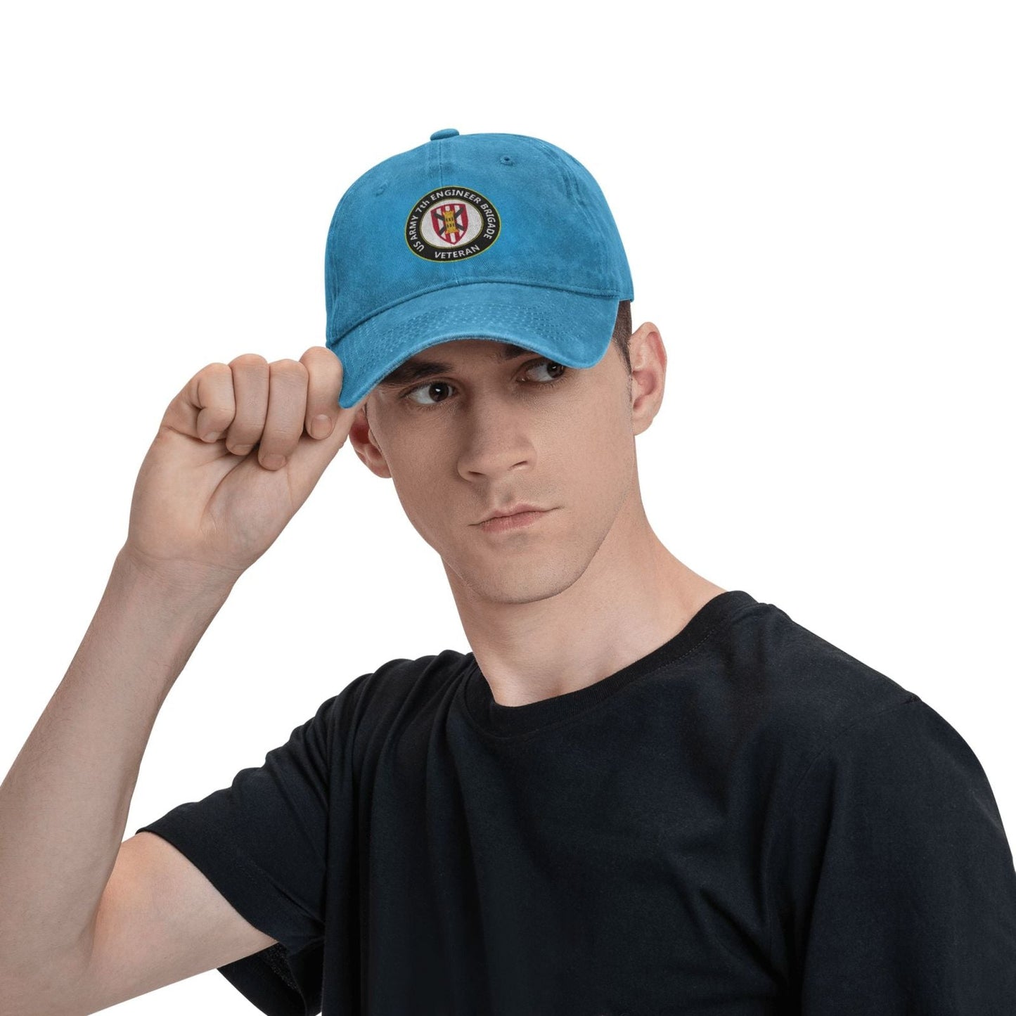 7th Engineer Brigade Printing unisex baseball cap adjustable hats veteran gift
