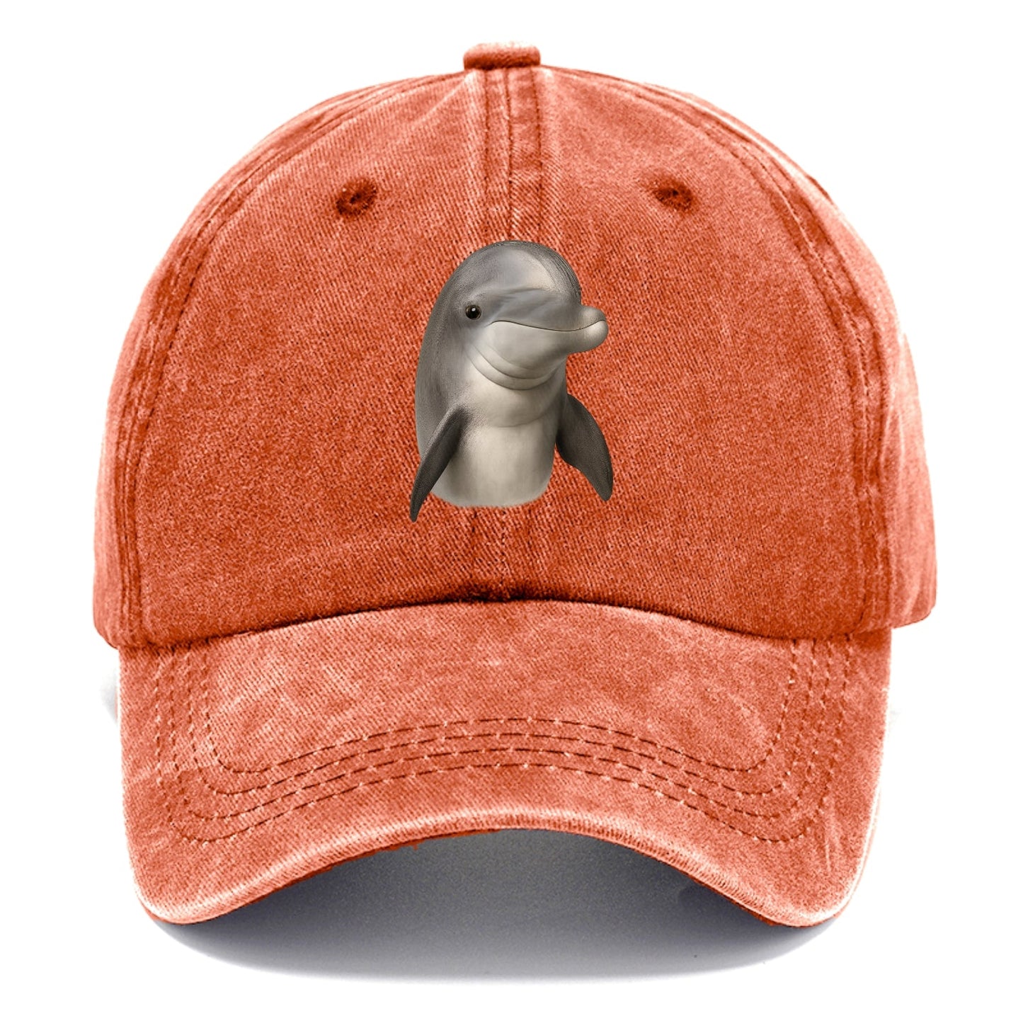 Dolphin Portrait Design Classic Cap