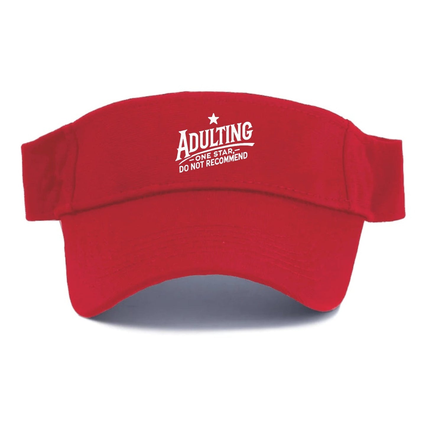 Adulting One Star Do Not Recommend Visor