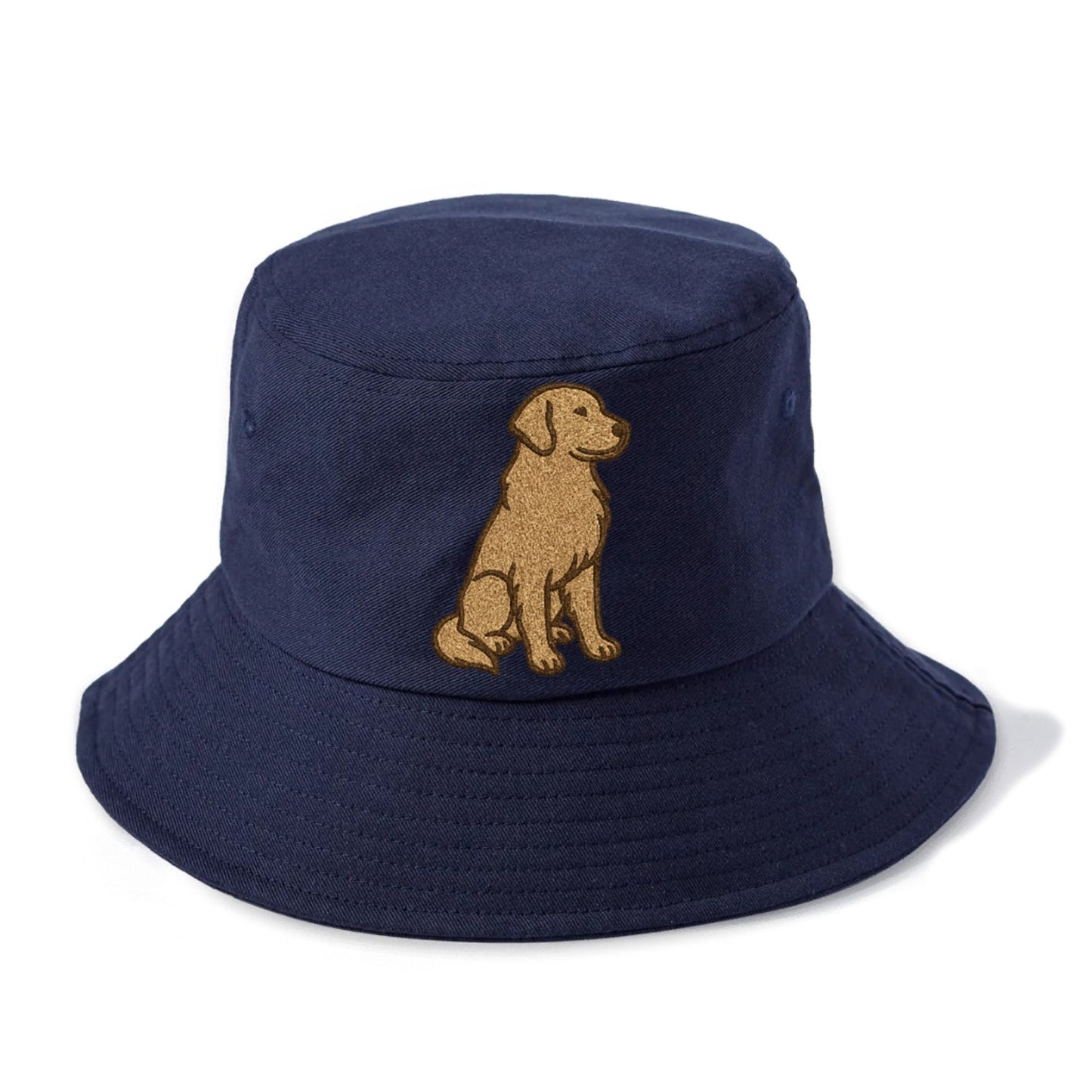 Golden Retriever Classic Golden Sitting Pose Bucket Hat