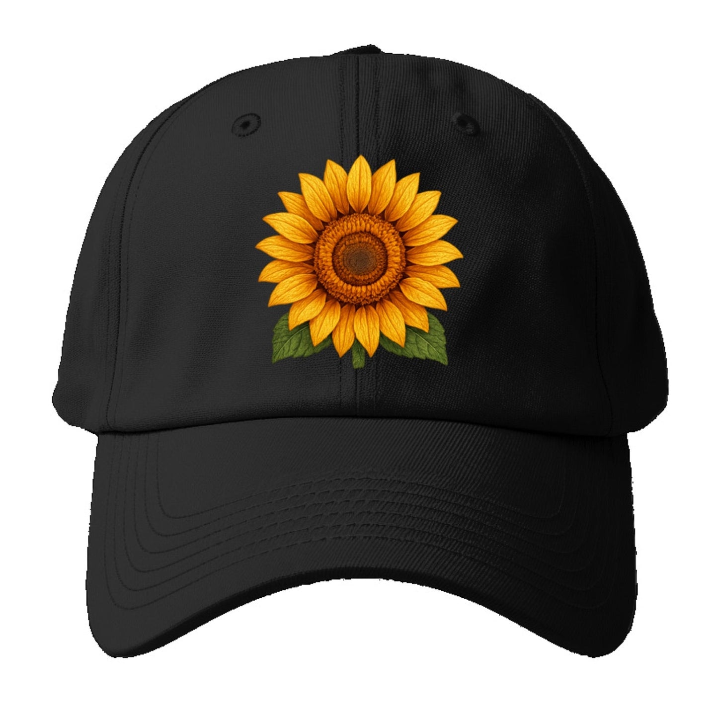 Golden Sunflower Bloom Baseball Cap