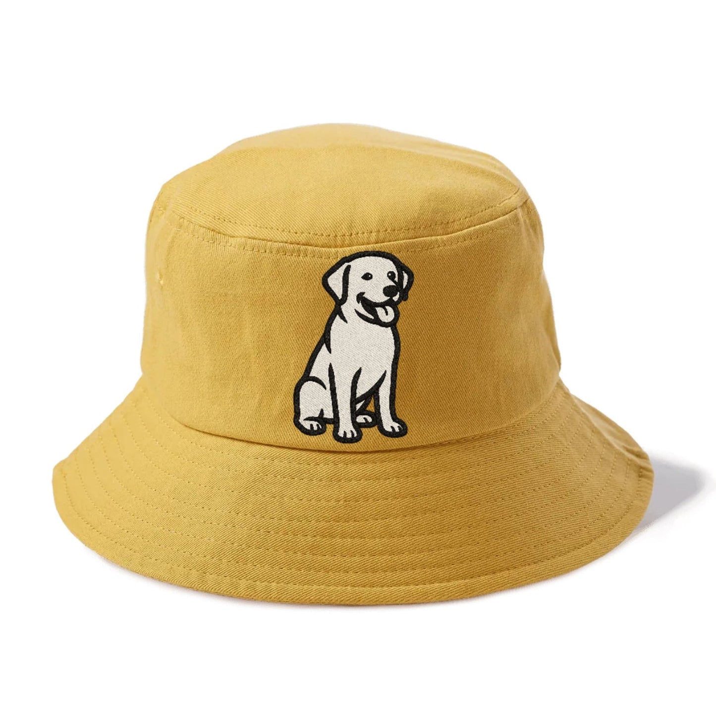 Labrador Happy Panting Joyful Spirit Bucket Hat