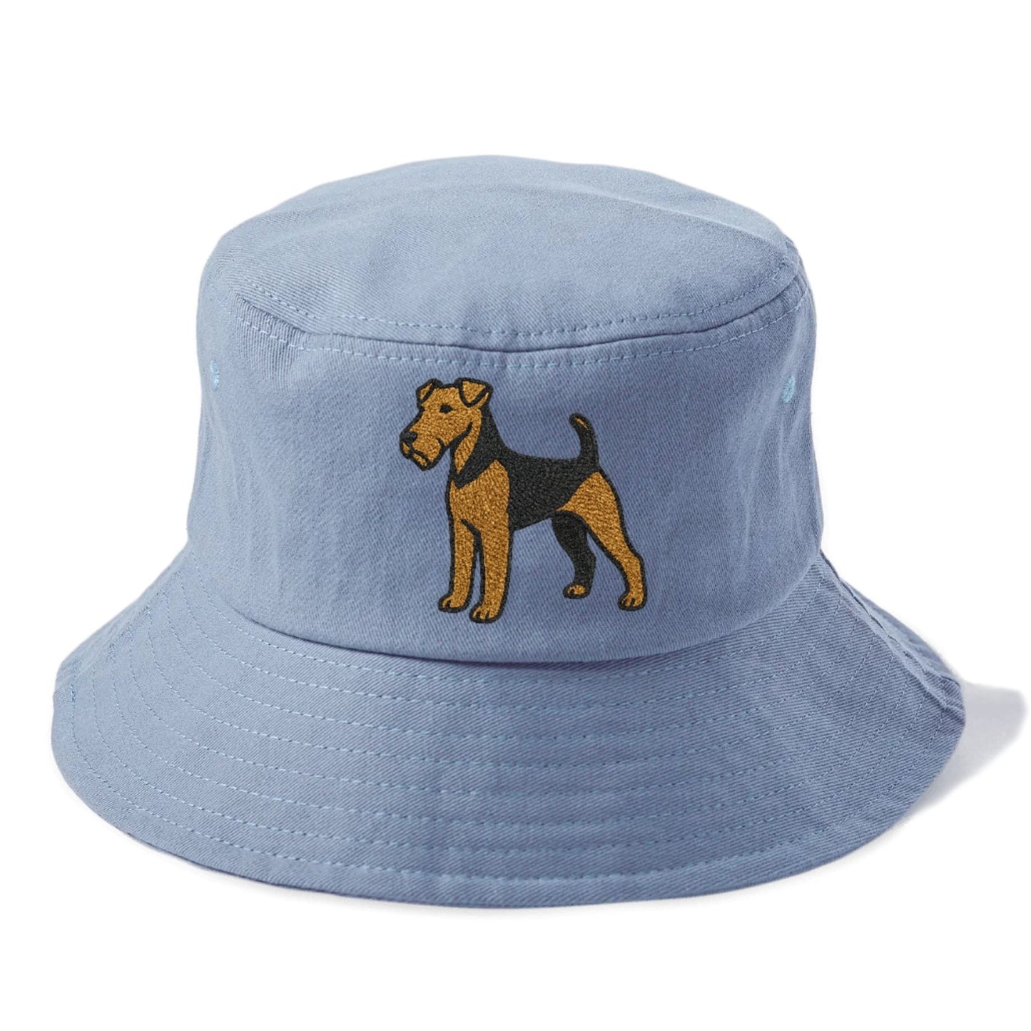 Welsh Terrier Black And Tan Pose Bucket Hat