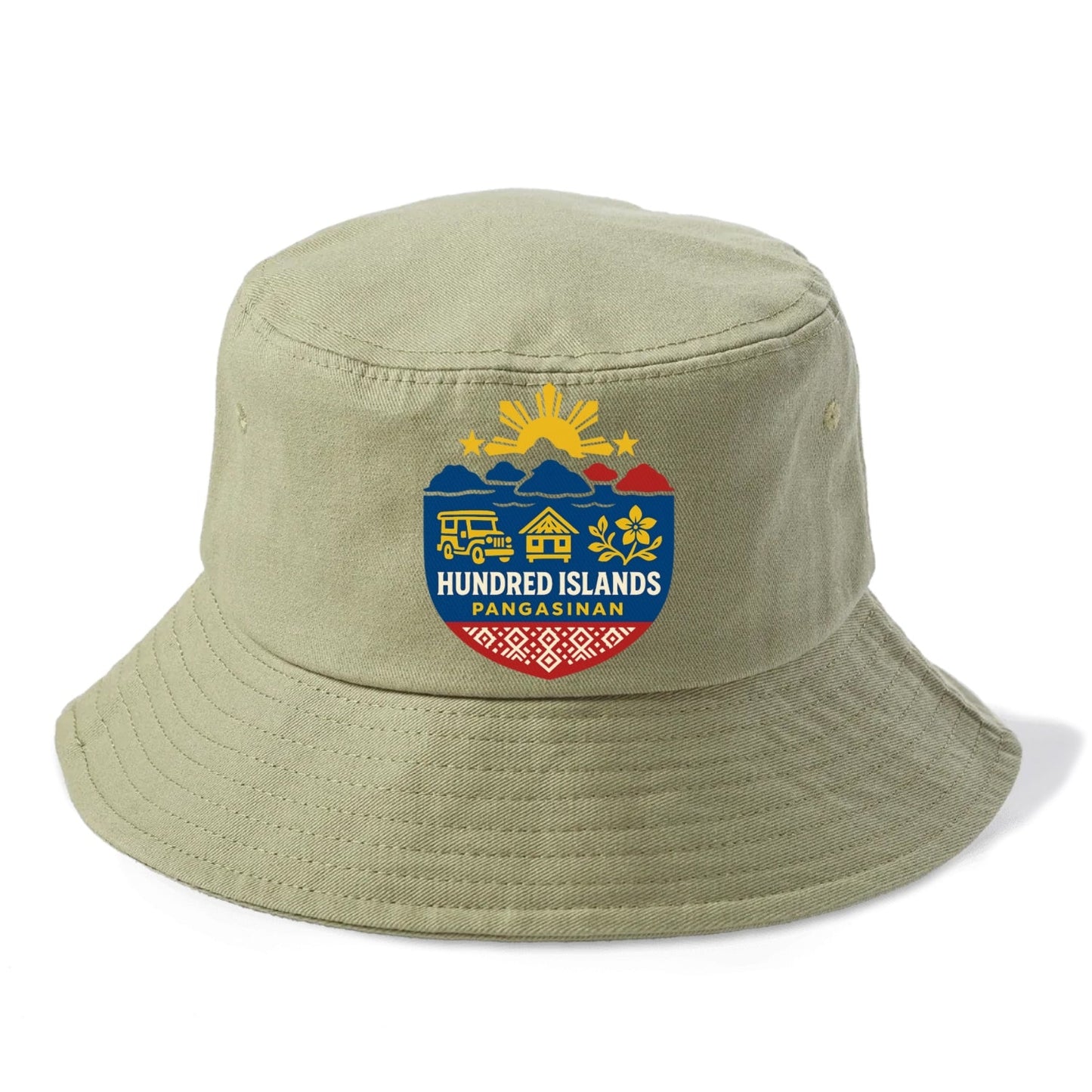 Travel Tourism Badge Bucket Hat