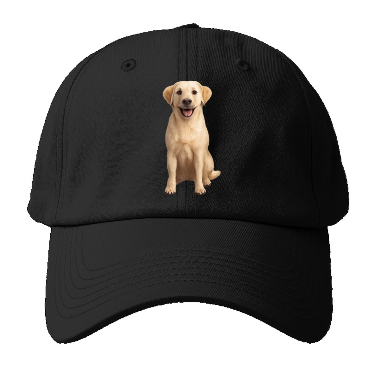 Golden Labrador Puppy Digital Art Baseball Cap