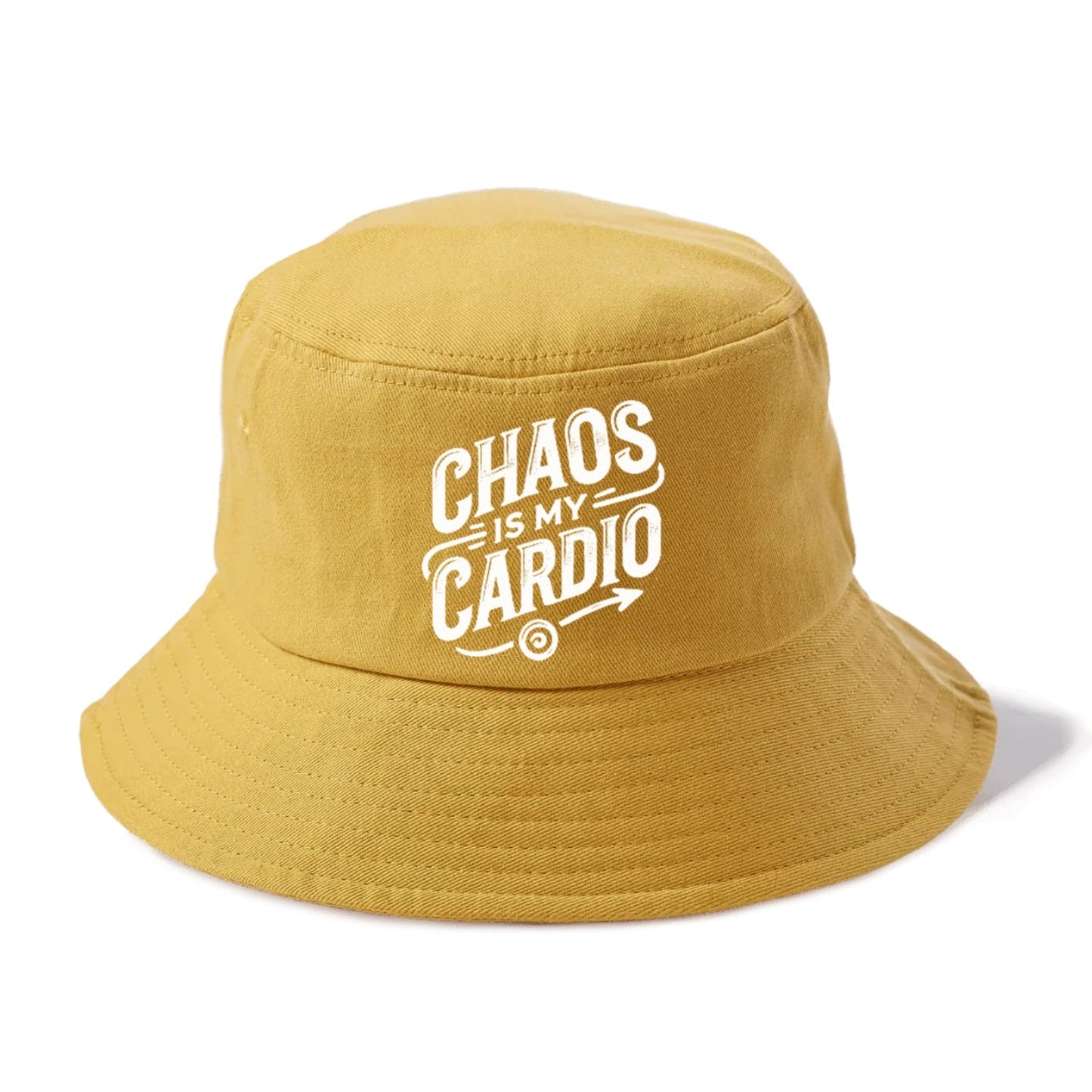 Chaos Is My Cardio Bucket Hat