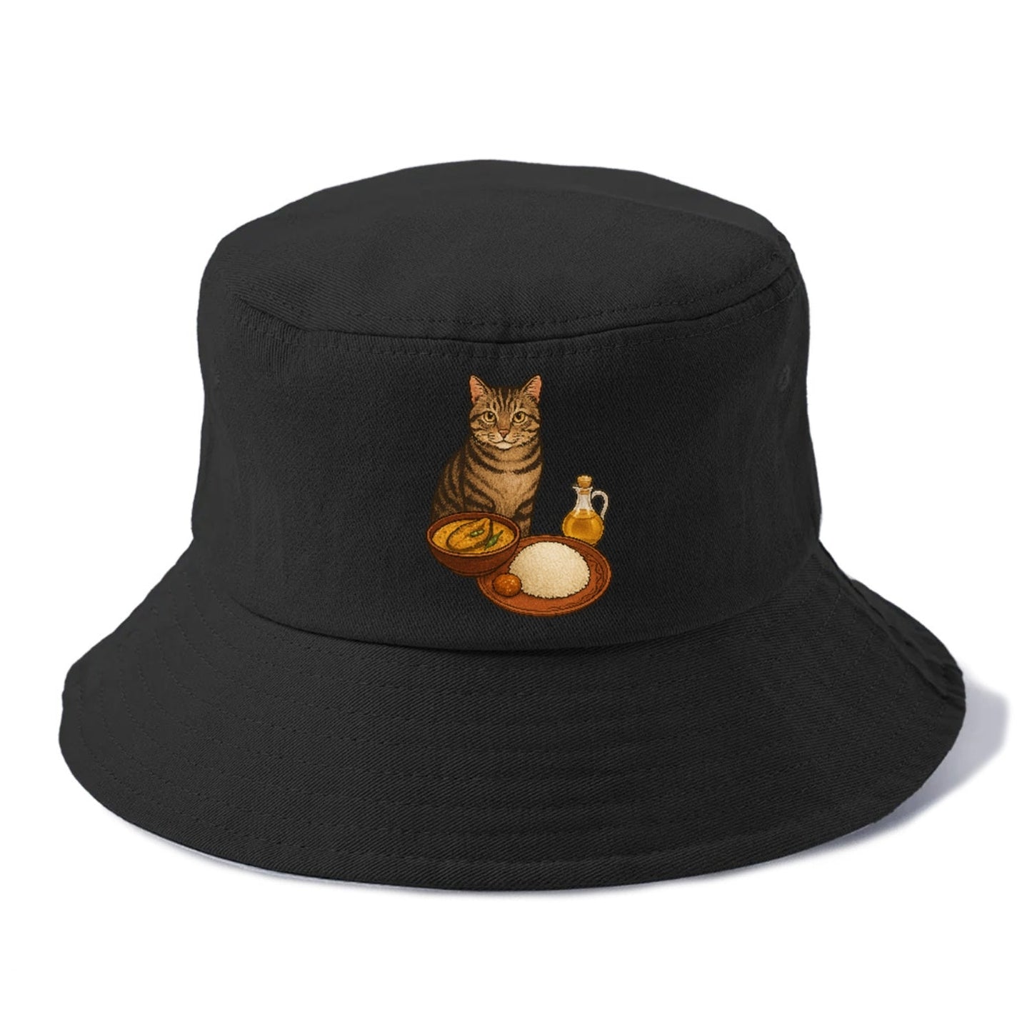 Bengali Fish Curry Cat Charm Bucket Hat