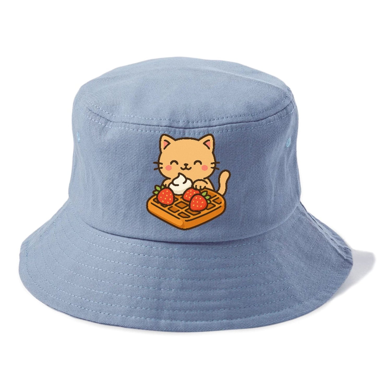 Belgian Waffle Cat Sweet Charm Bucket Hat