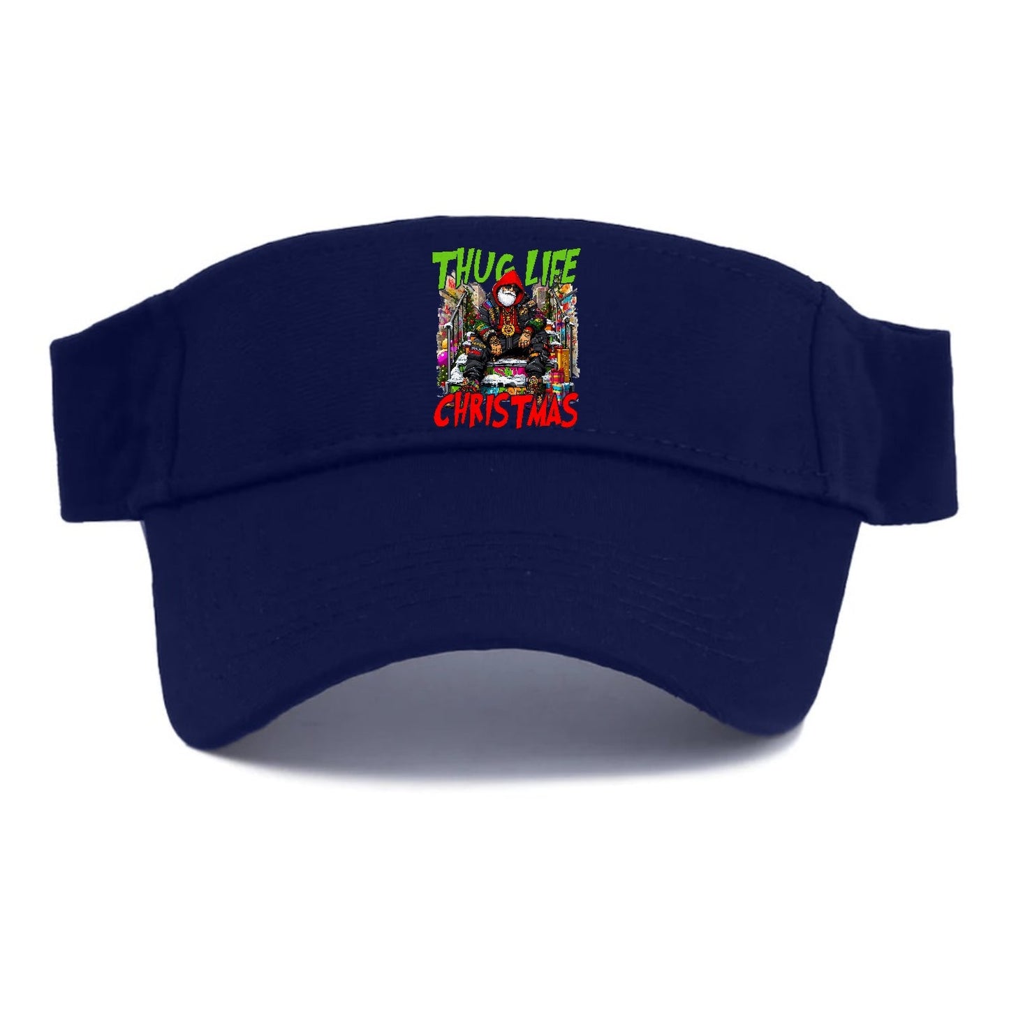 Thug Life Christmas Visor