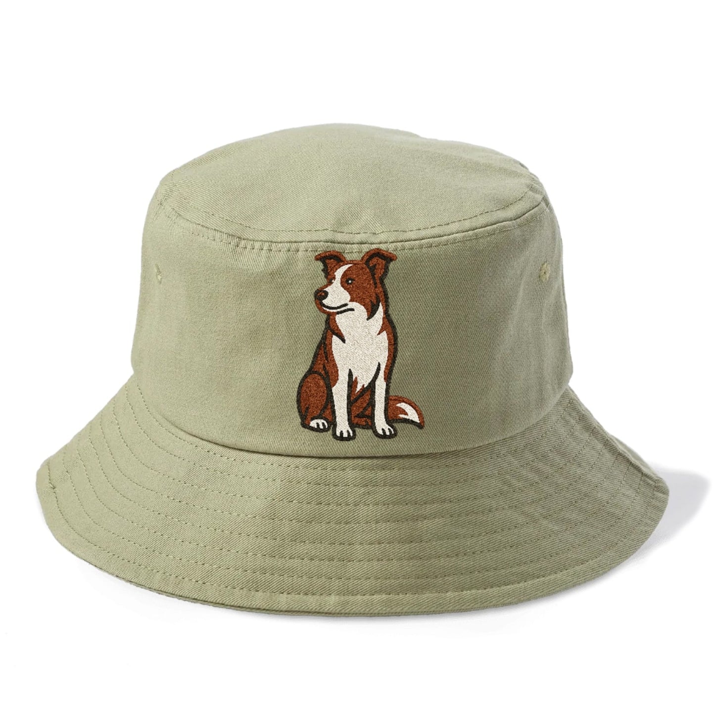 Border Collie Red White Loyal Spirit Bucket Hat