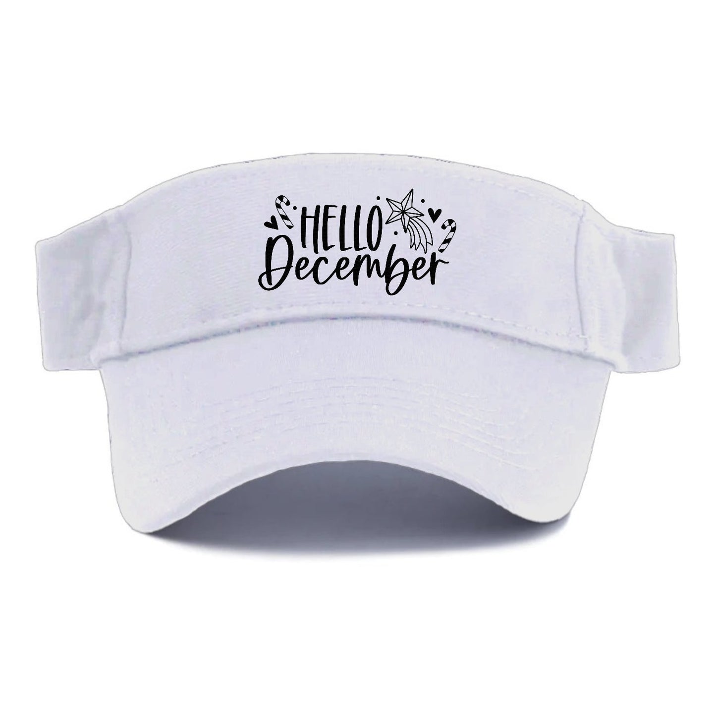 Winter Wonderland Hello December Visor