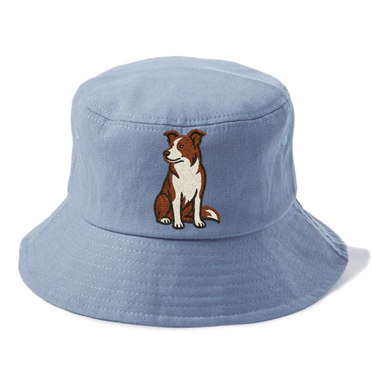 Border Collie Red White Loyal Spirit Bucket Hat