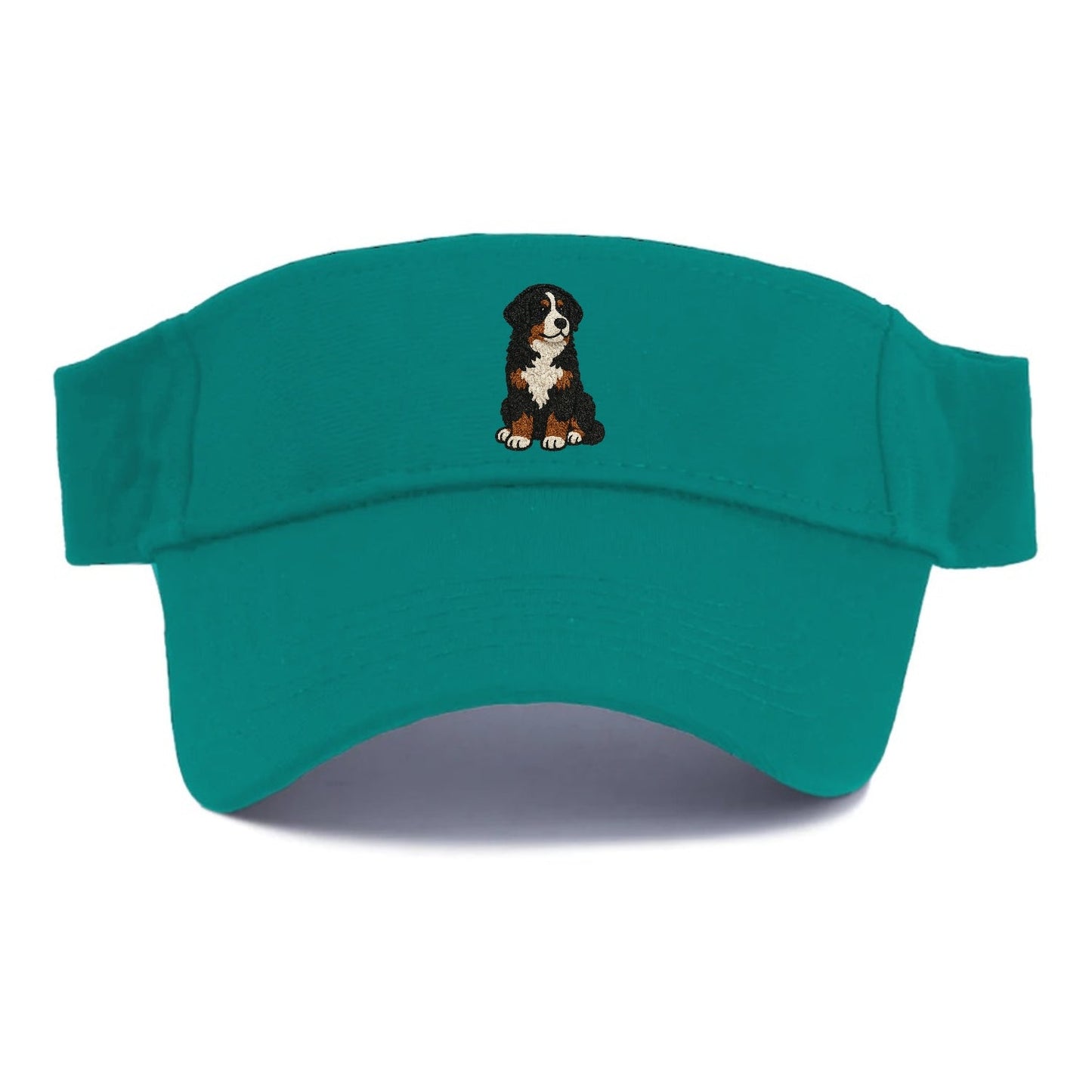 Bernedoodle Tricolor Curly Playful Charm Visor
